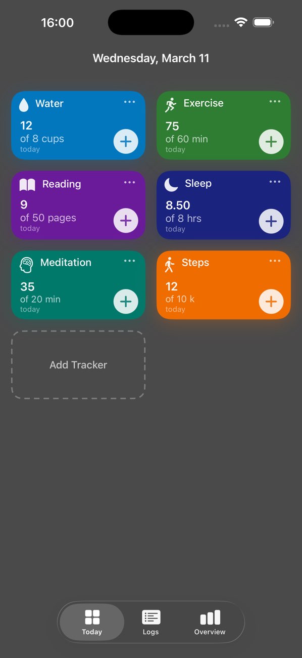 Tiny Tally iPhone app screenshot